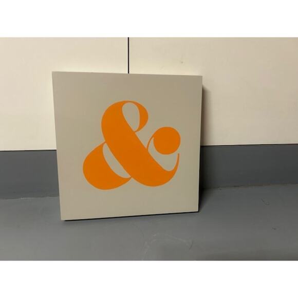 Creative Coop Ampersand Wall Decor. KK417 - Picture 1 of 2